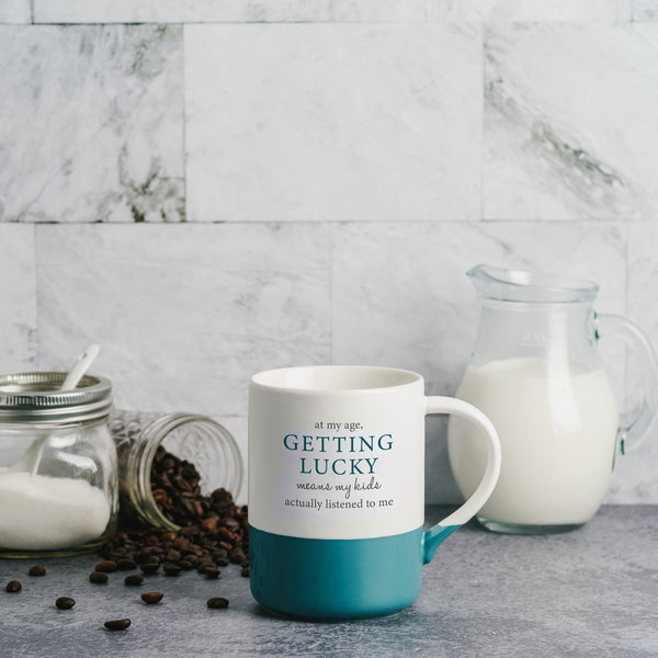 Pavilion Gift Company Getting Lucky 18 Oz Mug