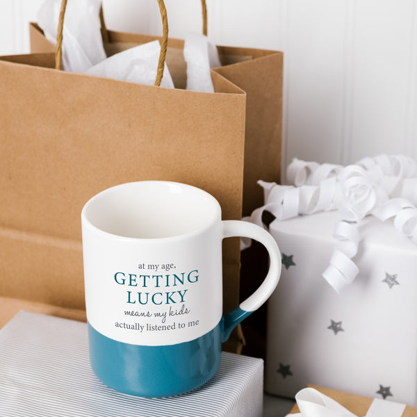 Pavilion Gift Company Getting Lucky 18 Oz Mug