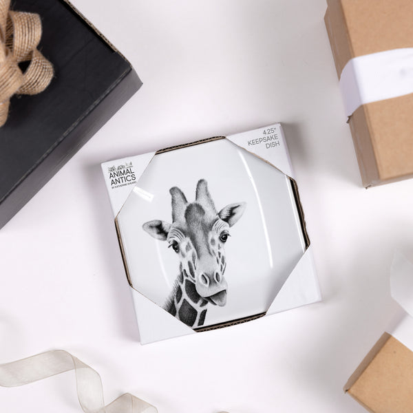 Pavilion Gift Company Giraffe 4.25" Keepsake Dish