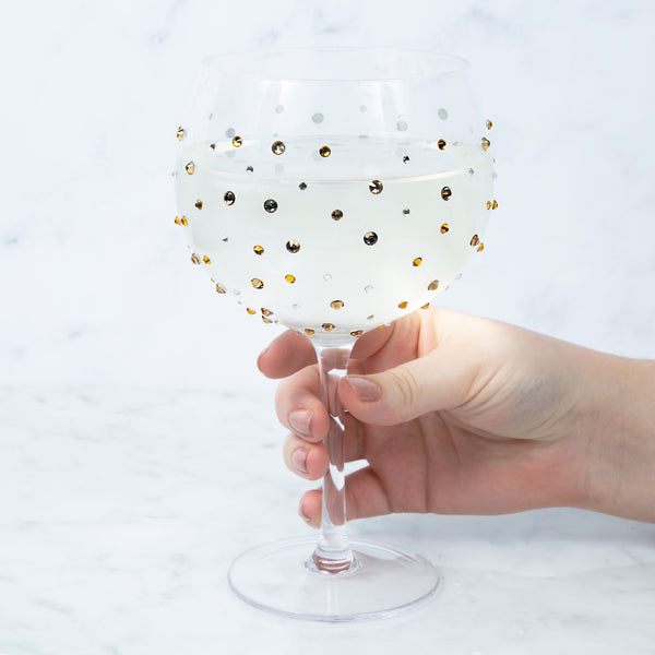 Pavilion Gift Company Gold 24 Oz Gemstone Glass
