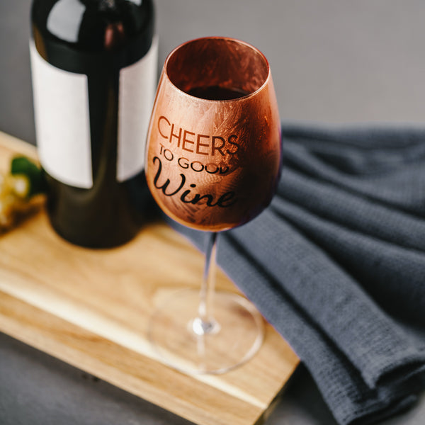 Pavilion Gift Company Good Wine 12 Oz Wine Glass