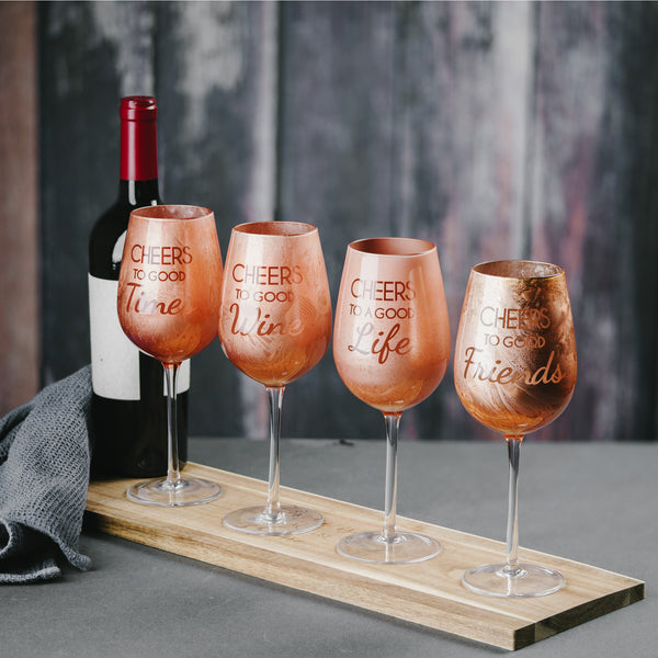 Pavilion Gift Company Good Wine 12 Oz Wine Glass