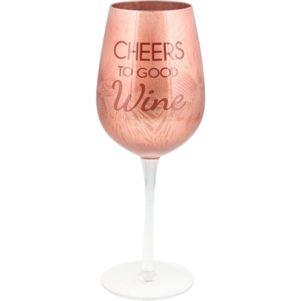 pavilion gift company Good Wine 12 oz Wine Glass