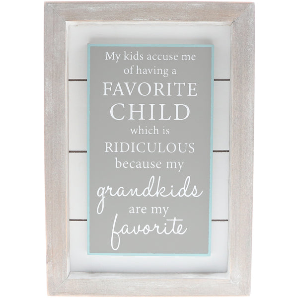 pavilion gift company Grandkids 4.5" x 6.5" Plaque