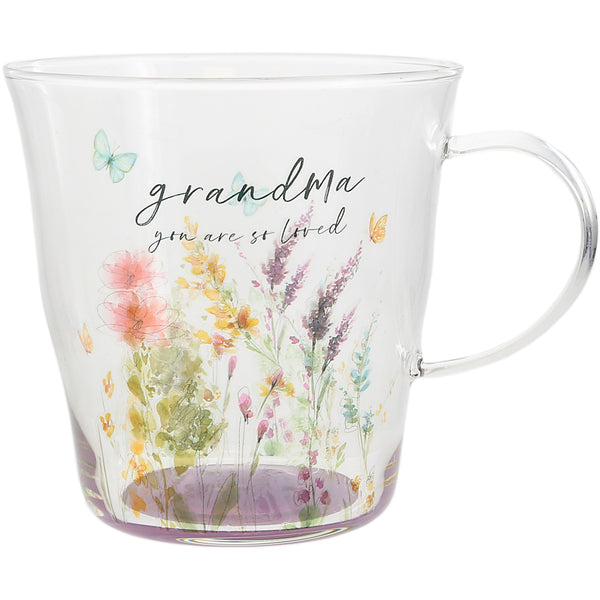 pavilion gift company Grandma 13.5 oz Glass Cup