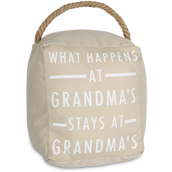 pavilion gift company Grandma's 5" x 6" Door Stopper