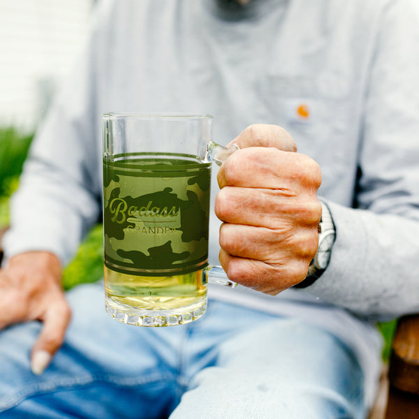 Pavilion Gift Company Grandpa 16 Oz Glass Stein