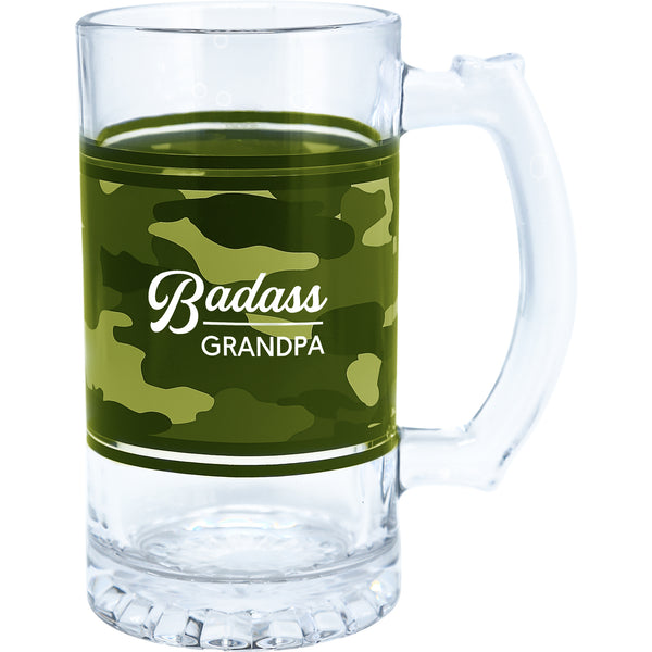 pavilion gift company Grandpa 16 oz Glass Stein