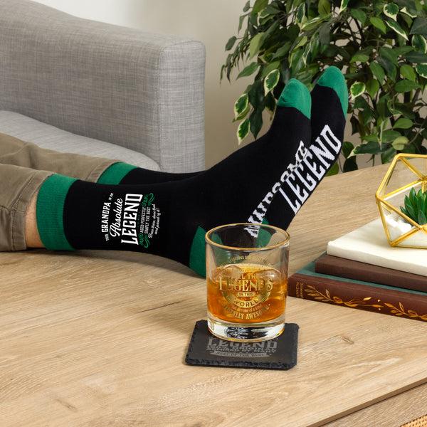 Pavilion Gift Company Grandpa Bamboo Crew Socks