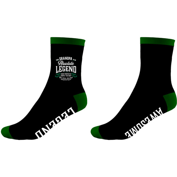 pavilion gift company Grandpa Bamboo Crew Socks