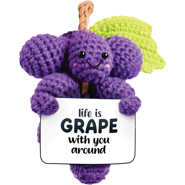pavilion gift company Grape Crocheted Mini