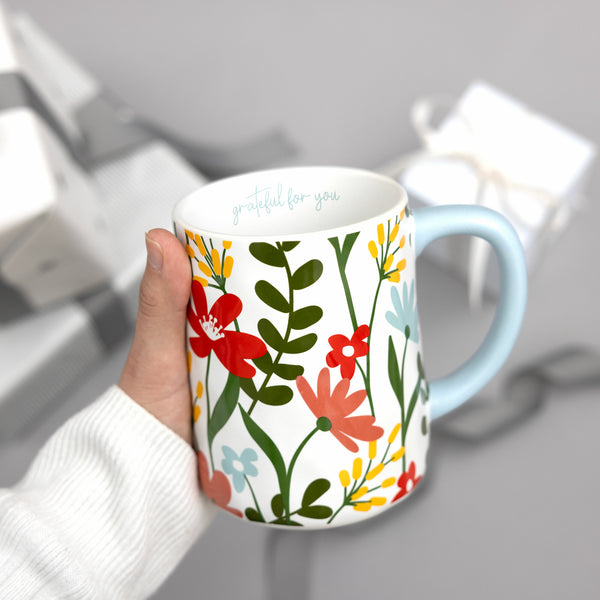 Pavilion Gift Company Grateful For You 17 Oz Mug