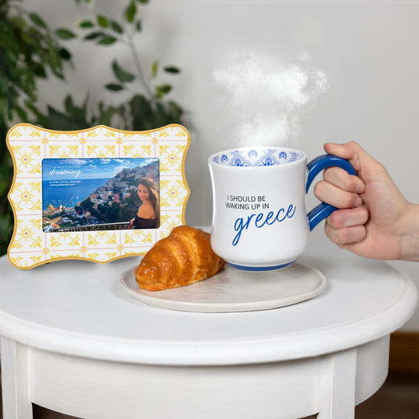 Pavilion Gift Company Greece 16 Oz Mug