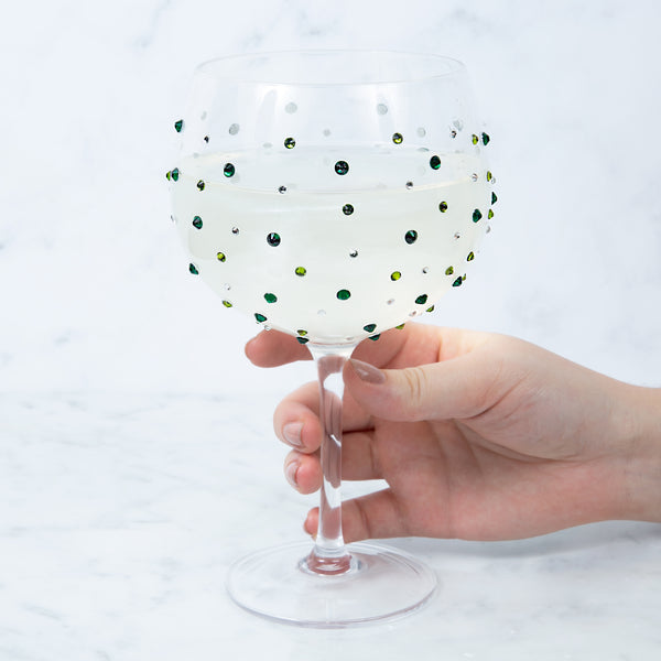 Pavilion Gift Company Green 24 Oz Gemstone Glass