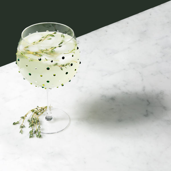 Pavilion Gift Company Green 24 Oz Gemstone Glass