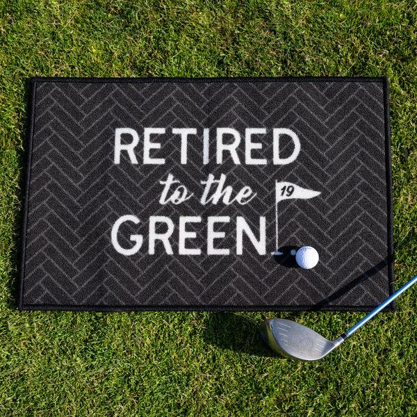 Pavilion Gift Company Green 27.5" X 17.75" Floor Mat