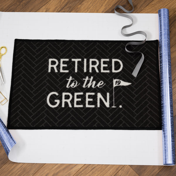 Pavilion Gift Company Green 27.5" X 17.75" Floor Mat