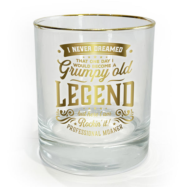 Pavilion Gift Company Grumpy 8 Oz Rocks Glass