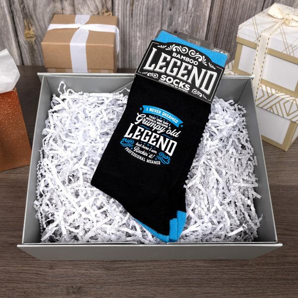 Pavilion Gift Company Grumpy Bamboo Crew Socks