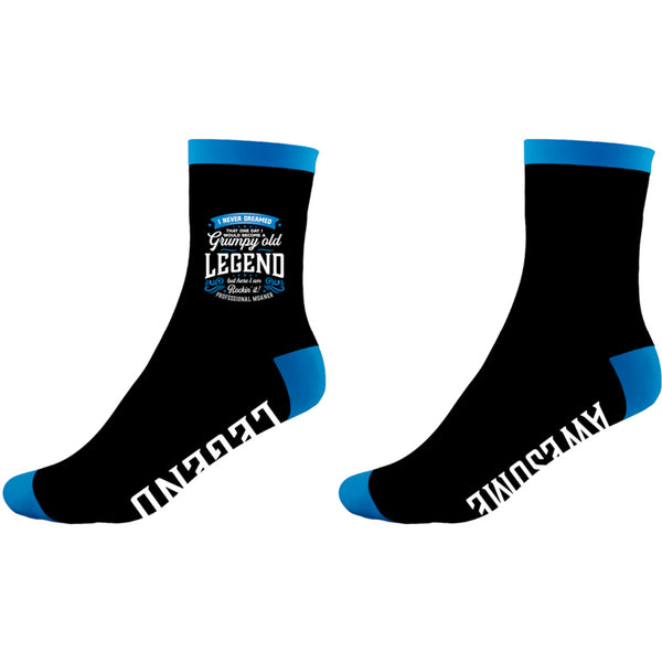 pavilion gift company Grumpy Bamboo Crew Socks