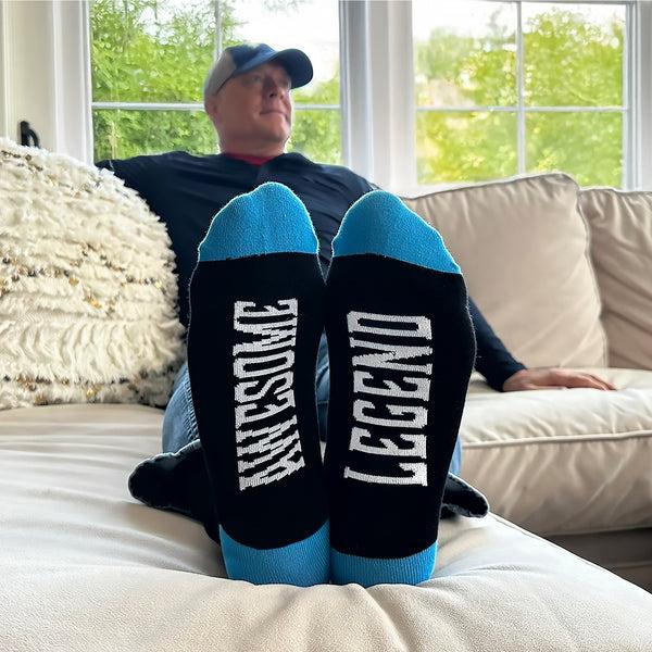 Pavilion Gift Company Grumpy Bamboo Crew Socks