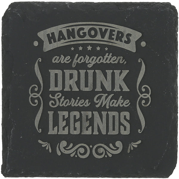pavilion gift company Hangovers 4" Slate Coaster
