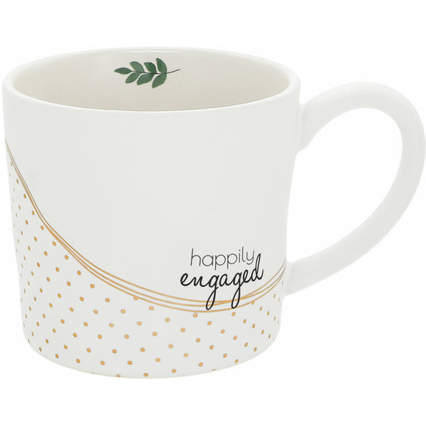 pavilion gift company Happily Engaged 15 oz Cup