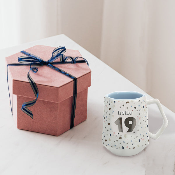Pavilion Gift Company Hello 19 17 Oz Geometric Cup