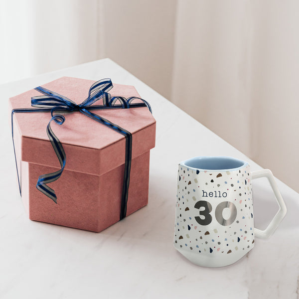 Pavilion Gift Company Hello 30 17 Oz Geometric Cup