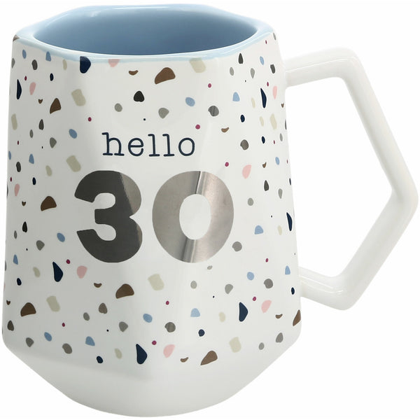 pavilion gift company Hello 30 17 oz Geometric Cup