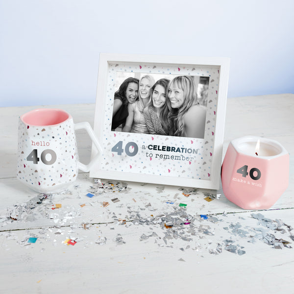 Pavilion Gift Company Hello 40 17 Oz Geometric Cup