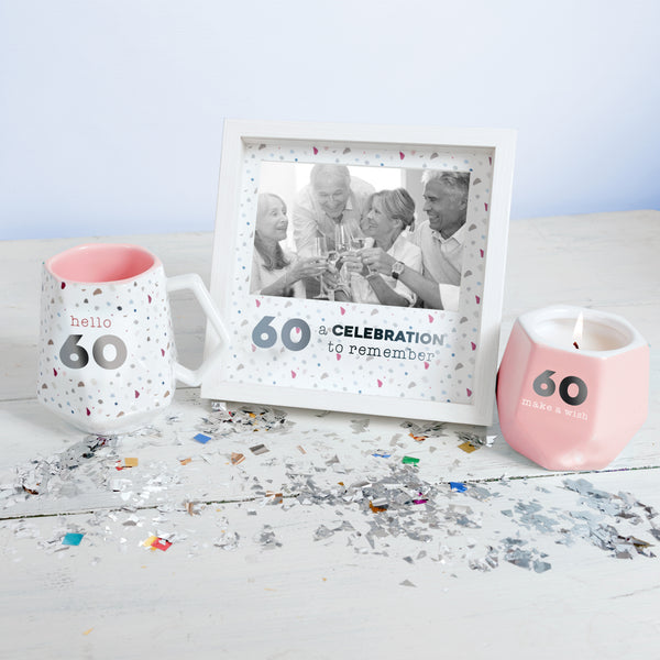 Pavilion Gift Company Hello 60 17 Oz Geometric Cup