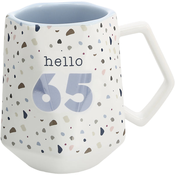 pavilion gift company Hello 65 17 oz Geometric Cup