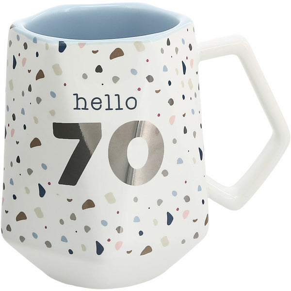 pavilion gift company Hello 70 17 oz Geometric Cup