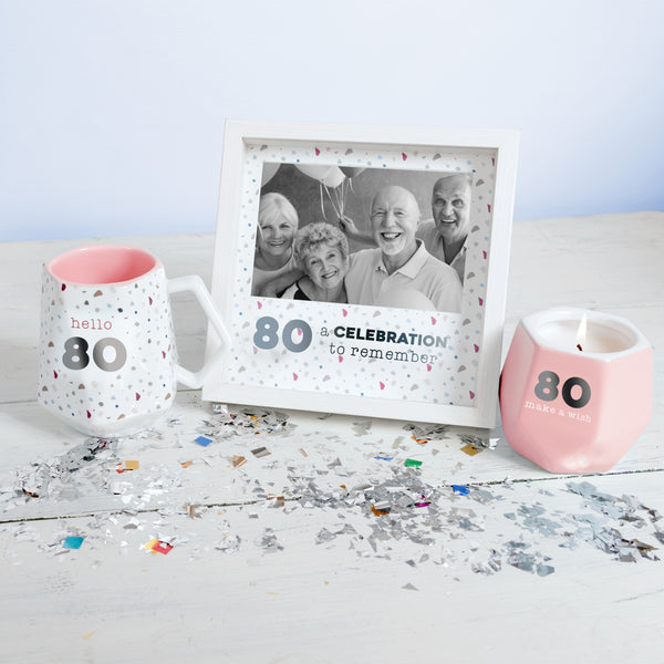 Pavilion Gift Company Hello 80 17 Oz Geometric Cup