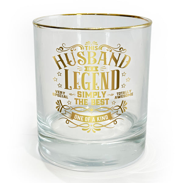 Pavilion Gift Company Husband 8 Oz Rocks Glass