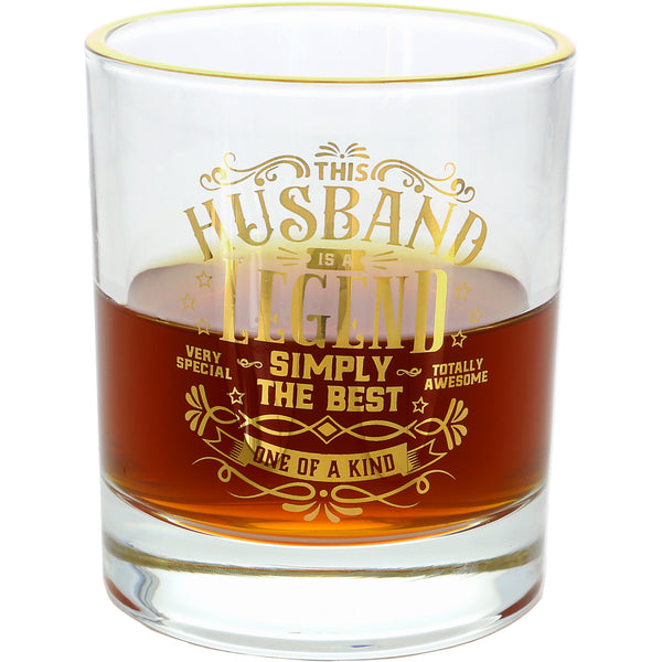 pavilion gift company Husband 8 oz Rocks Glass