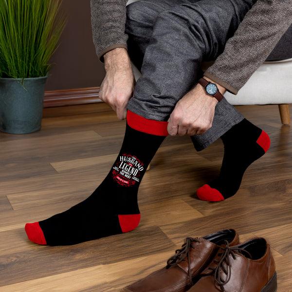 Pavilion Gift Company Husband Bamboo Crew Socks