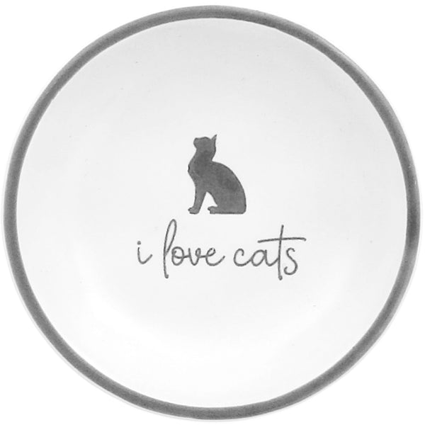 pavilion gift company I Love Cats 2.5" Trinket Dish