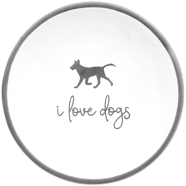 pavilion gift company I Love Dogs 2.5" Trinket Dish