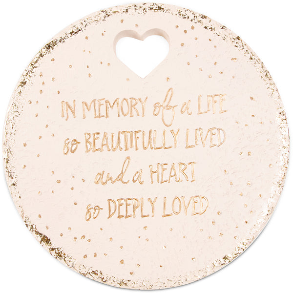 pavilion gift company In Memory 10" Garden Stone