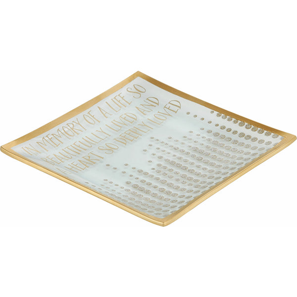 Pavilion Gift Company In Memory Square Plate