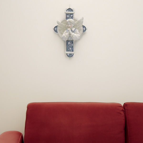 Pavilion Gift Company James 5.5" Boy Angel Cross