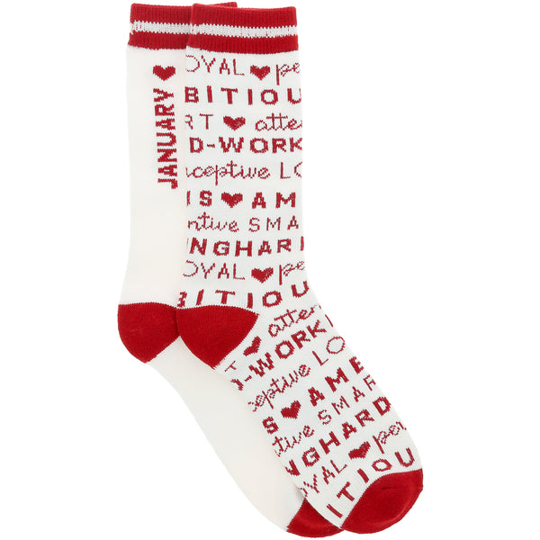 pavilion gift company January M/L Unisex Crew Sock