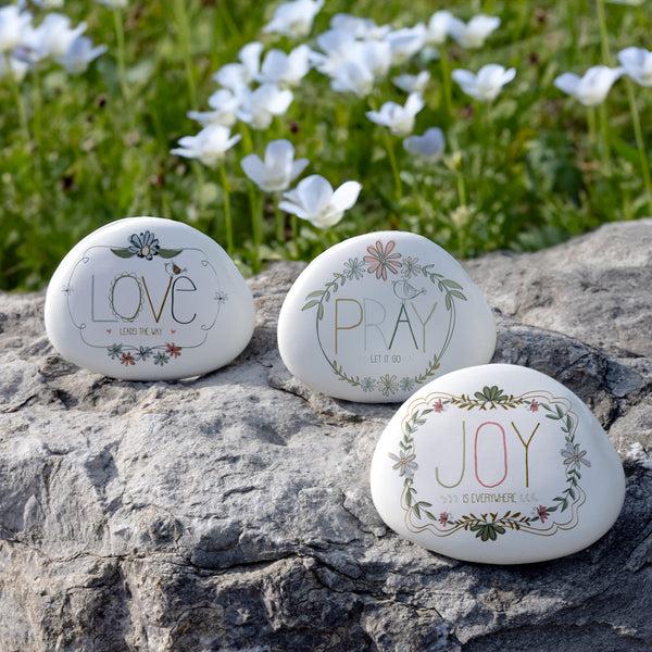 Pavilion Gift Company Joy 4" Garden Stone