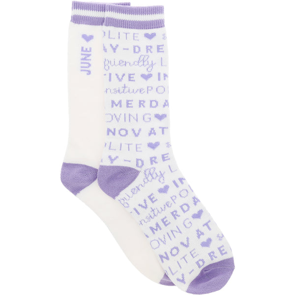 pavilion gift company June M/L Unisex Crew Sock