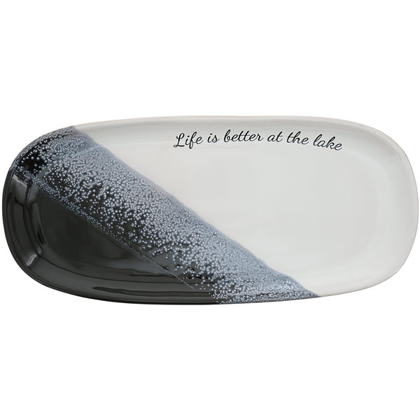 pavilion gift company Lake 12.5" Serving Tray