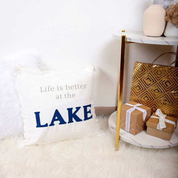 Pavilion Gift Company Lake 18" Throw Pillow Cover