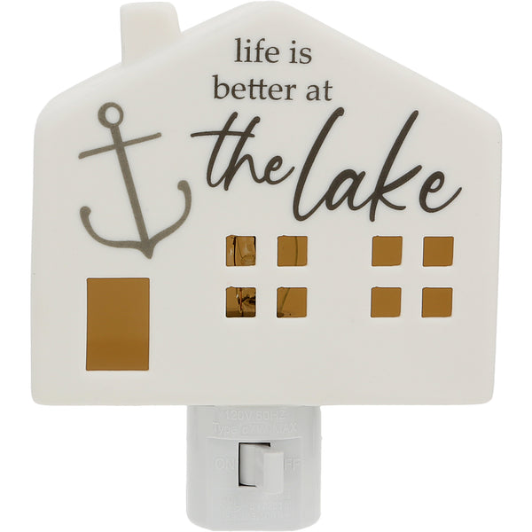 pavilion gift company Lake 3.5" Ceramic Night Light