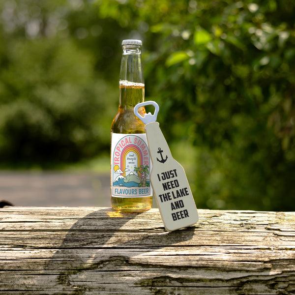 Pavilion Gift Company Lake 7" Bottle Opener Magnet